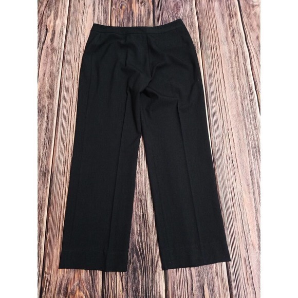 Pendleton Black Pants Womens Size‎ 12 Button Closure Flat Front Career Pockets - Picture 5 of 6